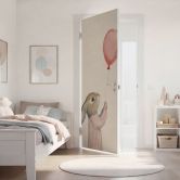 Door foil cute bunny with balloon - Treechild 