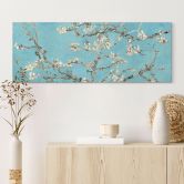 Wandbild van Gogh - Mandelblüte - Panorama - Alu-Dibond 