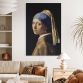 Wandbild Vermeer - Das Mädchen mit dem Perlenohrring - Alu-Dibond 