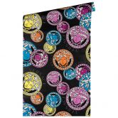 Versace Home Luxus Tapete Medusa Designer Vliestapete Bunt Schwarz Mustertapete 