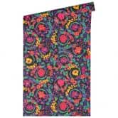 Versace Home Tapete Bunt Schwarz Lila Rosa floral Designer Blumen Vliestapete Luxus 