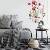 Wallprint - Illustrierte Wildblume 