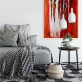Wallprint - Schüßler - Fünf Figuren in Rot 