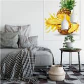 Wallprint - Splashing Pineapple 