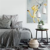 Wallprint Loske - Katze mit Ballon 