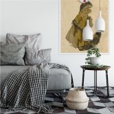 Wallprint Loske - Geisha Kaninchen 02 
