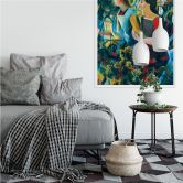 Wallprint Macke - Zwei Mädchen 