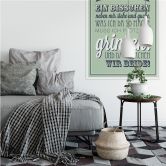 Wallprint Manchmal, wenn ich ein bisschen neben mir stehe... 
