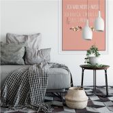 Wallprint Ich habe Modelmaße... 