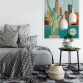 Wallprint PAN AM - Fly to New York 