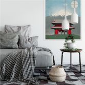 Wallprint PAN AM - Fly to Tokyo 