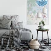 Wallprint PAN AM - Flamingobucht 