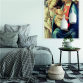 Zelfklevende Poster - Botticelli - Madonna met Kind 