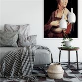 Wall print - Da Vinci - The lady with the Hermelin 