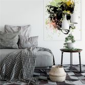 Wallprint - Skull Tribal 