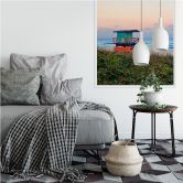 Wallprint - Miami Rettungsschwimmerhäuschen 