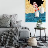 Wallprint Hülya - Drüber und Drunter 