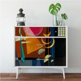 Wallprint Kandinsky - Scharf und ruhig 