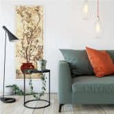 Wallprint - Coleman - Stillleben mit Azaleen ineinem chinesischen Topf - Panorama 