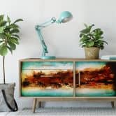 Wallprint - Fedrau - Unverhofftes Wiedersehen -Panorama 