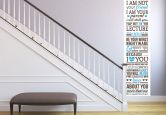 Wallprint - I am not your friend - I am your parent... 1 