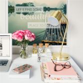 Wallprint - Let`s find some beautiful Place - quadratisch 