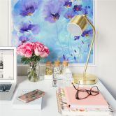 Wallprint Niksic - Rhapsody Blue - quadratisch 