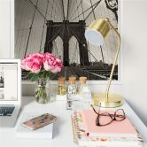 Zelfklevende Poster - Brooklyn Bridge 