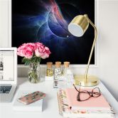 Wallprint - Chaos Ray Black 