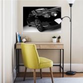 Wallprint - Metallic Car Black 02 
