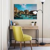 Wallprint - Canaletto - Die Rialtobrücke in Venedig 