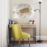 Wall print Da Vinci - City map of Imola 