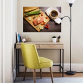 Wallprint Frischer Lachs 