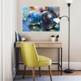 Muurprint Schmucker - Blauwe Modder 