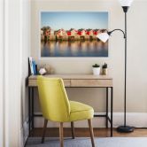 Wallprint - Ferienhäuser am Meer 
