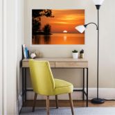 Wallprint - See in der Abenddämmerung 