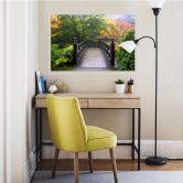 Wallprint - Brücke im Grünen 