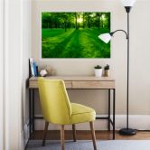 Zelfklevende Poster Park in het groen 