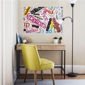 Wallprint - Schnipselcollage mit Geschmack 