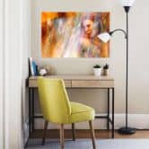 Wallprint - Schmucker - Laura mit Schmetterling 