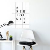 Wallprint mit Raster - Seriously 