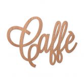 Décoration murale en bois placage d'acajou - Caffè 
