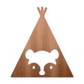 Holzdeko Mahagoni - Tipi - Bär 