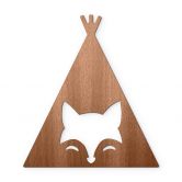 Holzdeko Mahagoni - Tipi - Fuchs 