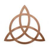 Trædeko Mahagoni - Triquetra med cirkel 