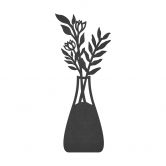 MDF Blumendeko - Strauß in Vase 