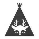 MDF - Holzdeko - Tipi - Reh 