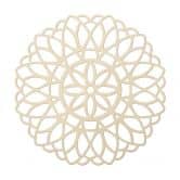 Holzdeko Pappel - Mandala Blume des Lebens - Rund 