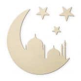Holzdeko Pappel - Ramadan - Arabische Nacht 
