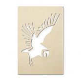Holzdeko Pappel - Vogel - Eule 